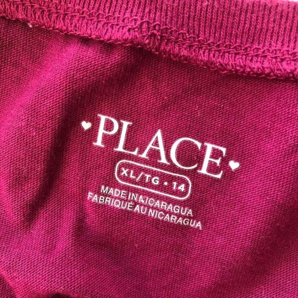 Place Girl's Glitter Sparkle Unicorn Shirt Top 14 XL - Picture 4 of 4